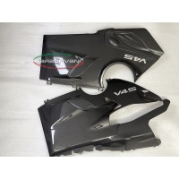 Carbonvani - Ducati Panigale V4 / S / R Carbon Fiber Belly Pan For Akrapovic Exhaust (2 piece kit) (2022+) Carbonvani - Ducati Panigale V4 / S / R Carbon Fiber Belly Pan For Akrapovic Exhaust (2 piece kit) (2022+)